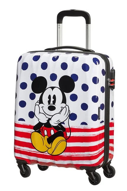 American Tourister trolley cabina in abs "Legends Disney" Multicolor 92699.9072 MICKEY BLUE DOTS