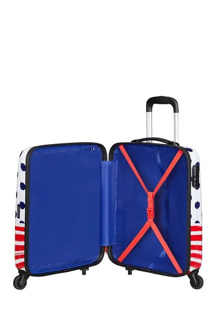 American Tourister trolley cabina in abs "Legends Disney" Multicolor 92699.9072 MICKEY BLUE DOTS