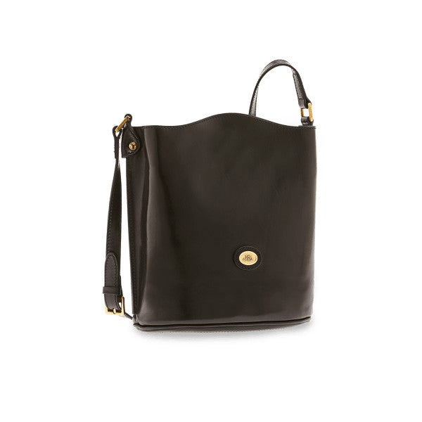 The Bridge secchiello in pelle "Story" Nero 04704101.30