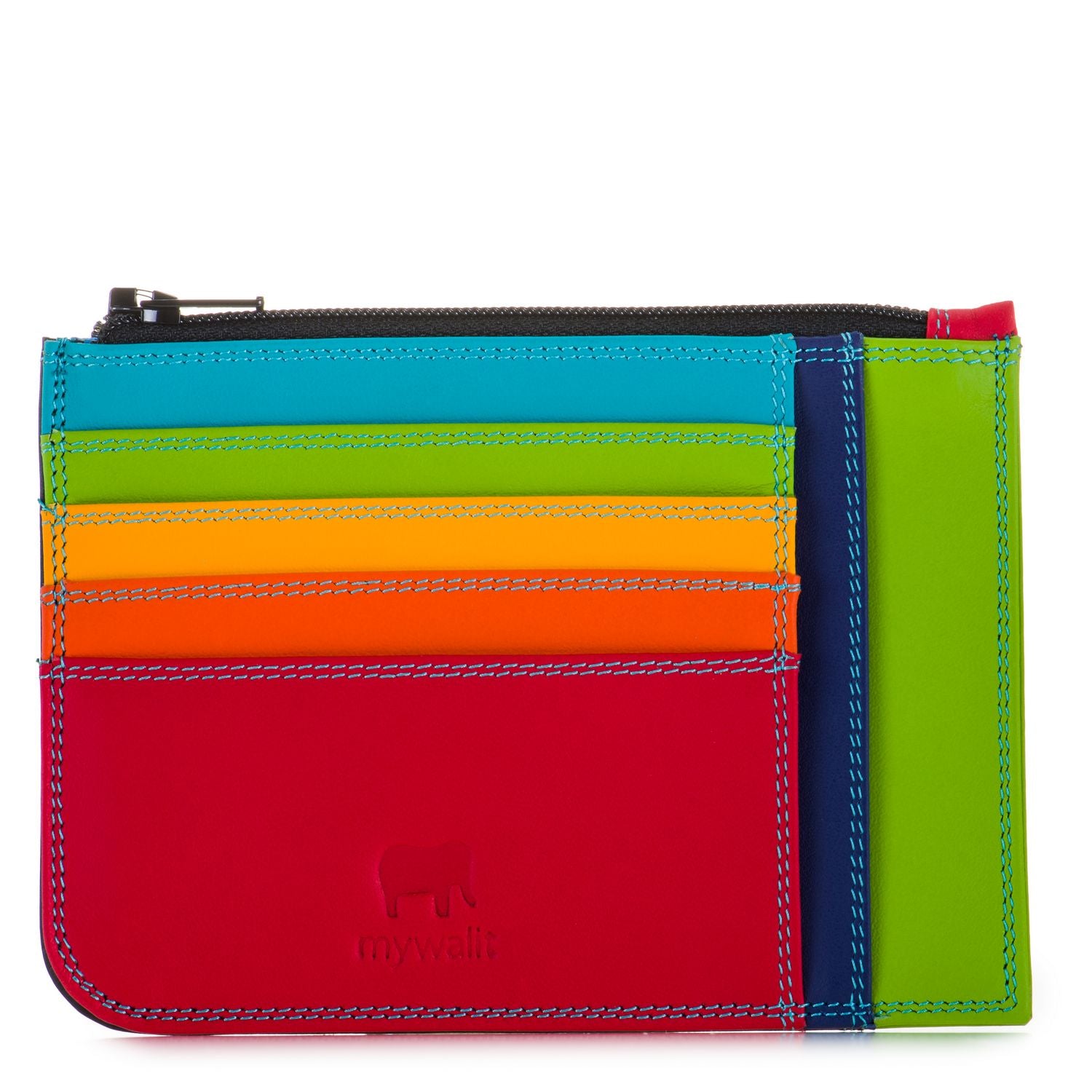 Mywalit porta documenti in pelle "Classic" Multicolor 1210.4 BLACK PACE