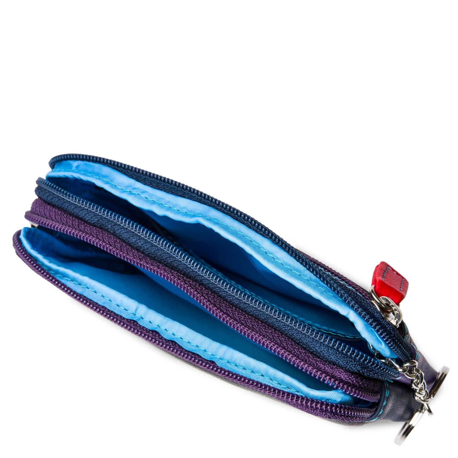 Mywalit portachiavi a bustina in pelle "Classic" Multicolor 1265.4 BLACK PACE