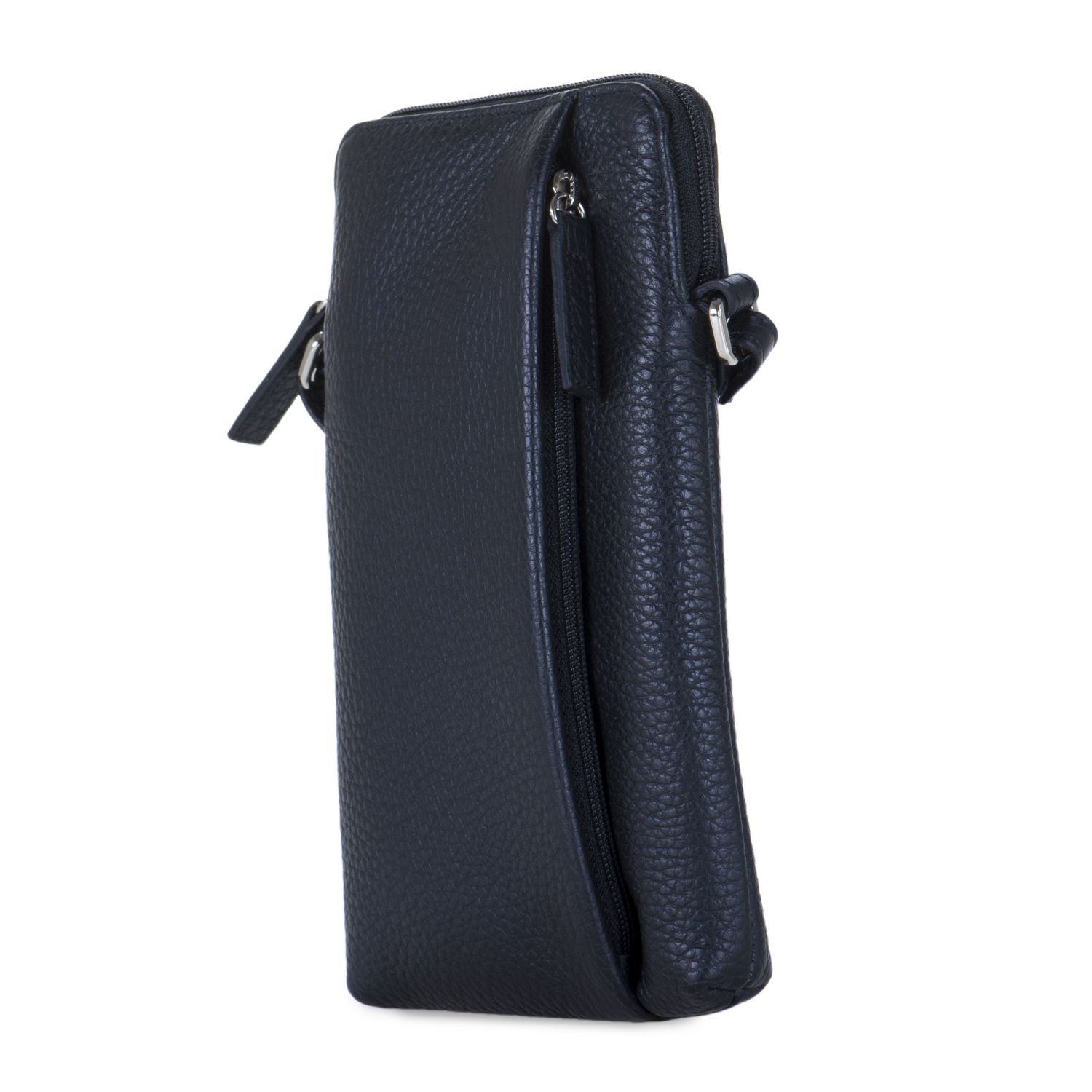 Mywalit porta cellulare in pelle "Cremona" Nero 2265.3 BLACK