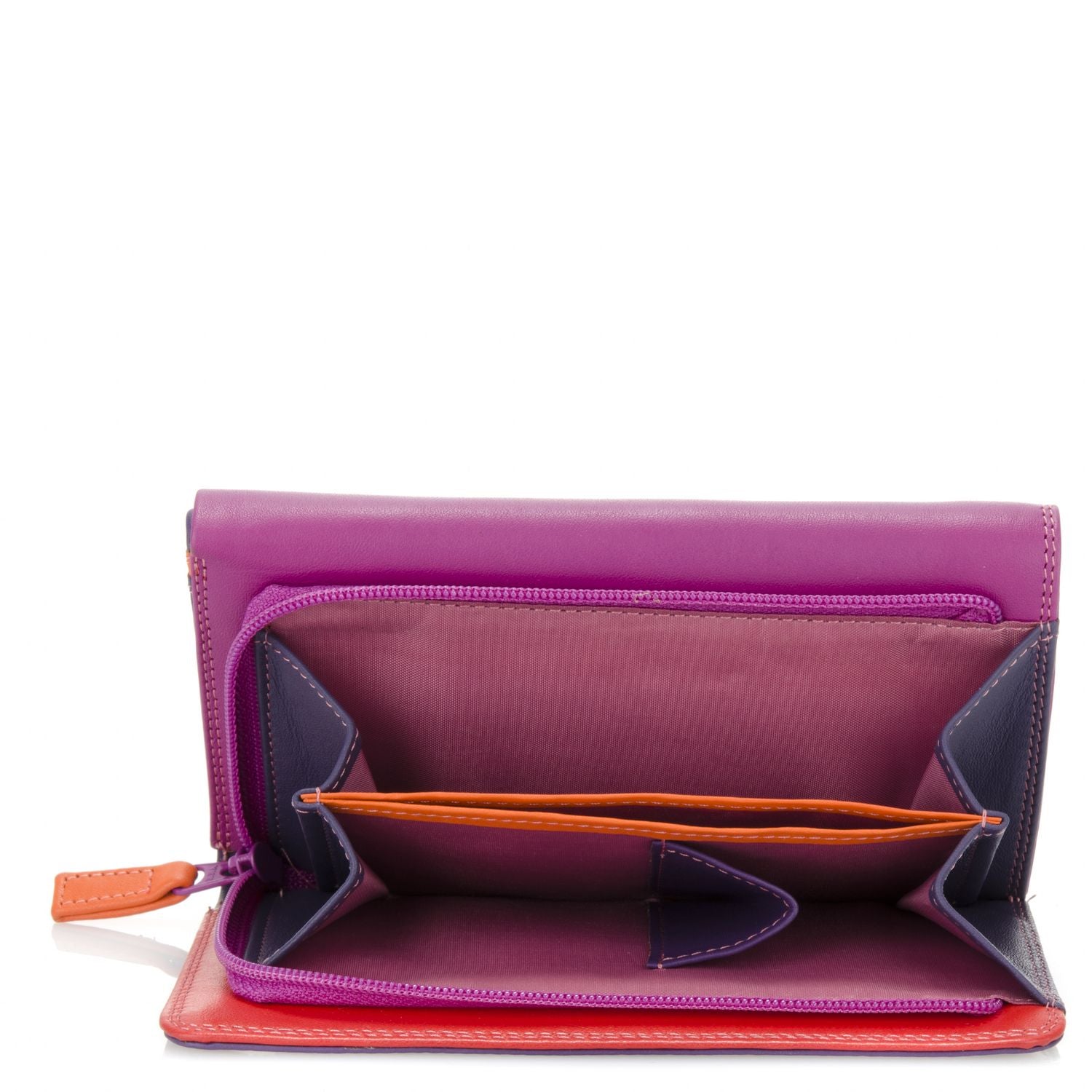 Mywalit portafogli in pelle "Classic" Multicolor 363.75 SANGRIA MULTI