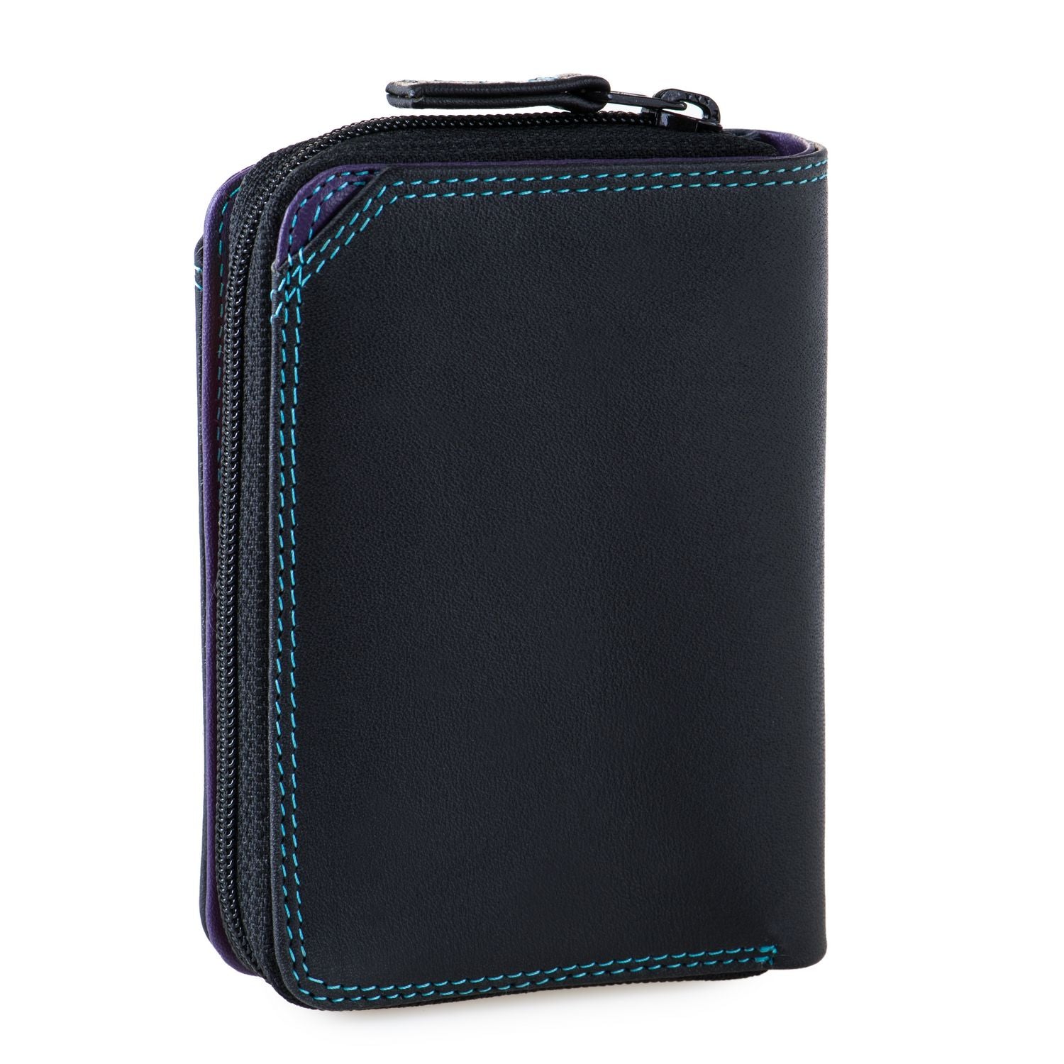 Mywalit portafogli piccolo in pelle "Classic" Multicolor 226.4 BLACK/PACE