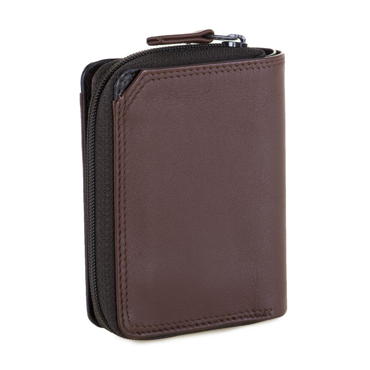 Mywalit portafogli piccolo in pelle "Classic" Multicolor 226.158 CACAO