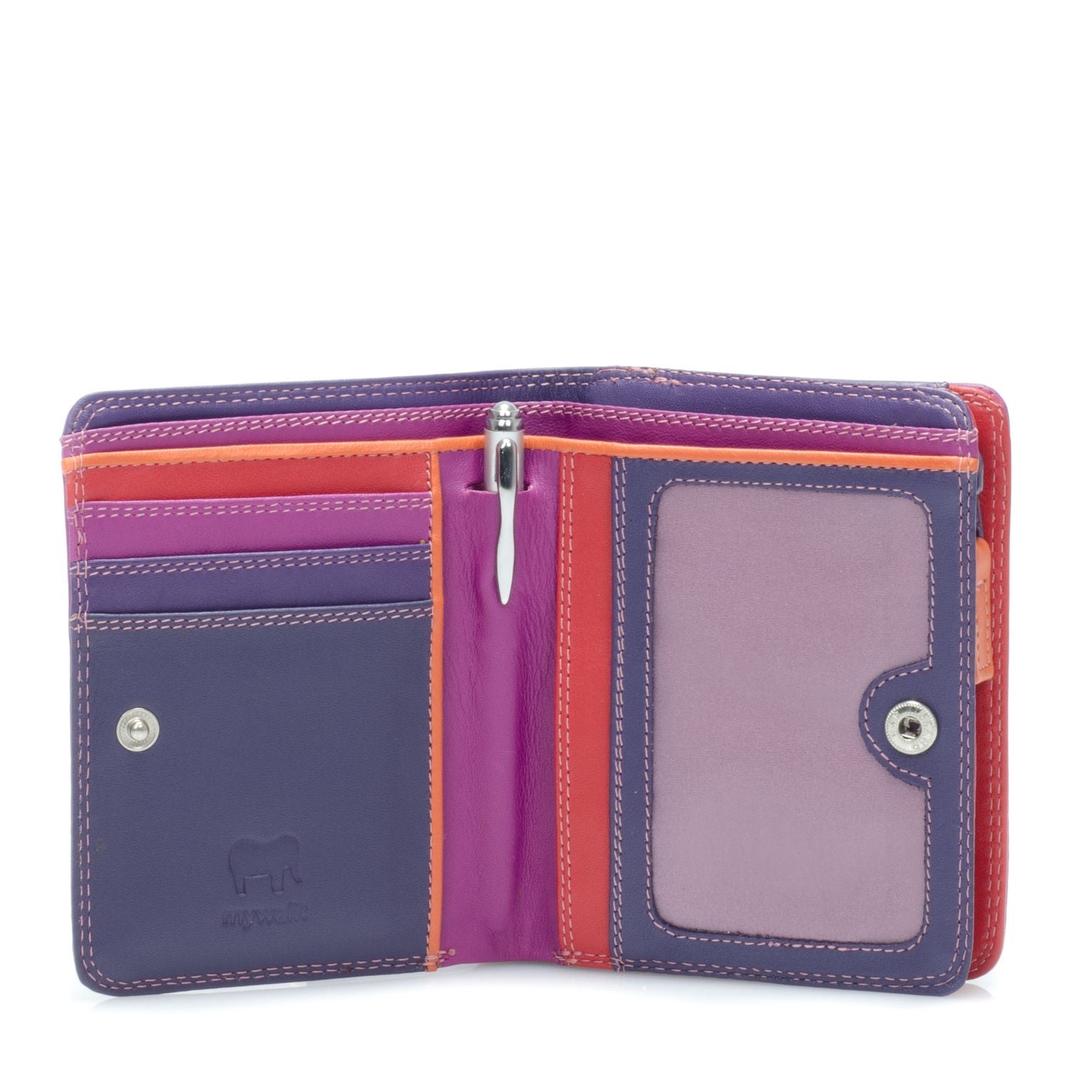 Mywalit portafogli in pelle "Classic" Multicolor 231.75 SANGRIA MULTI