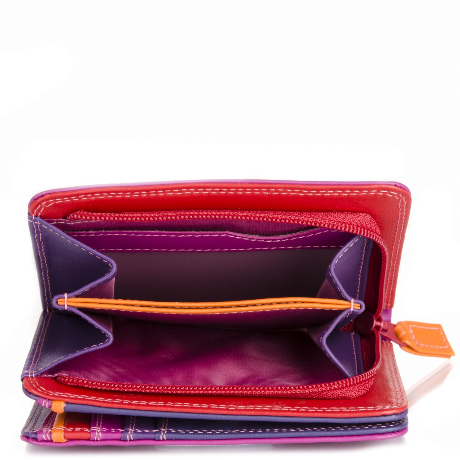 Mywalit portafogli in pelle "Classic" Multicolor 231.75 SANGRIA MULTI