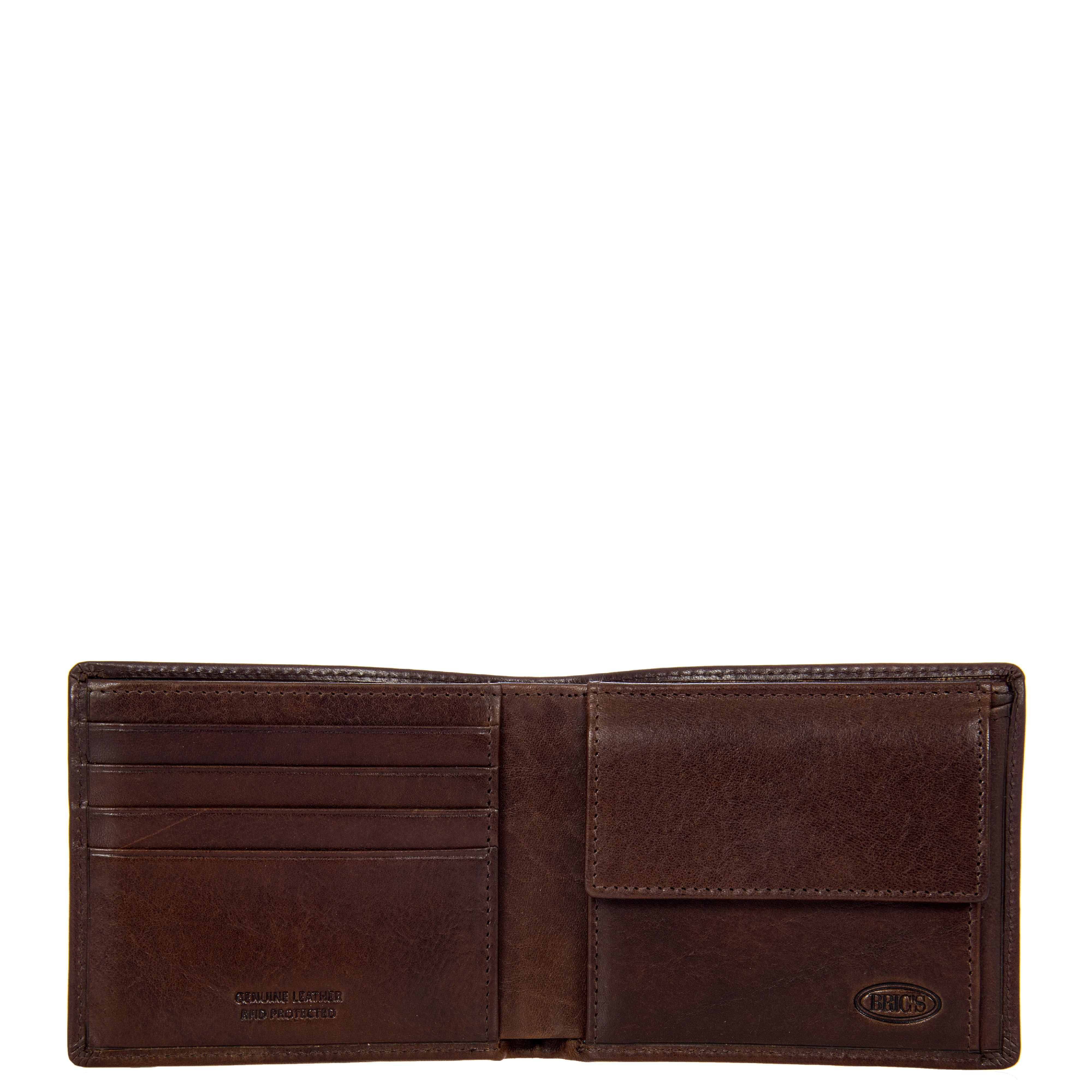 Bric's portafogli in pelle "Monte Rosa" Marrone BH109253.002 MORO