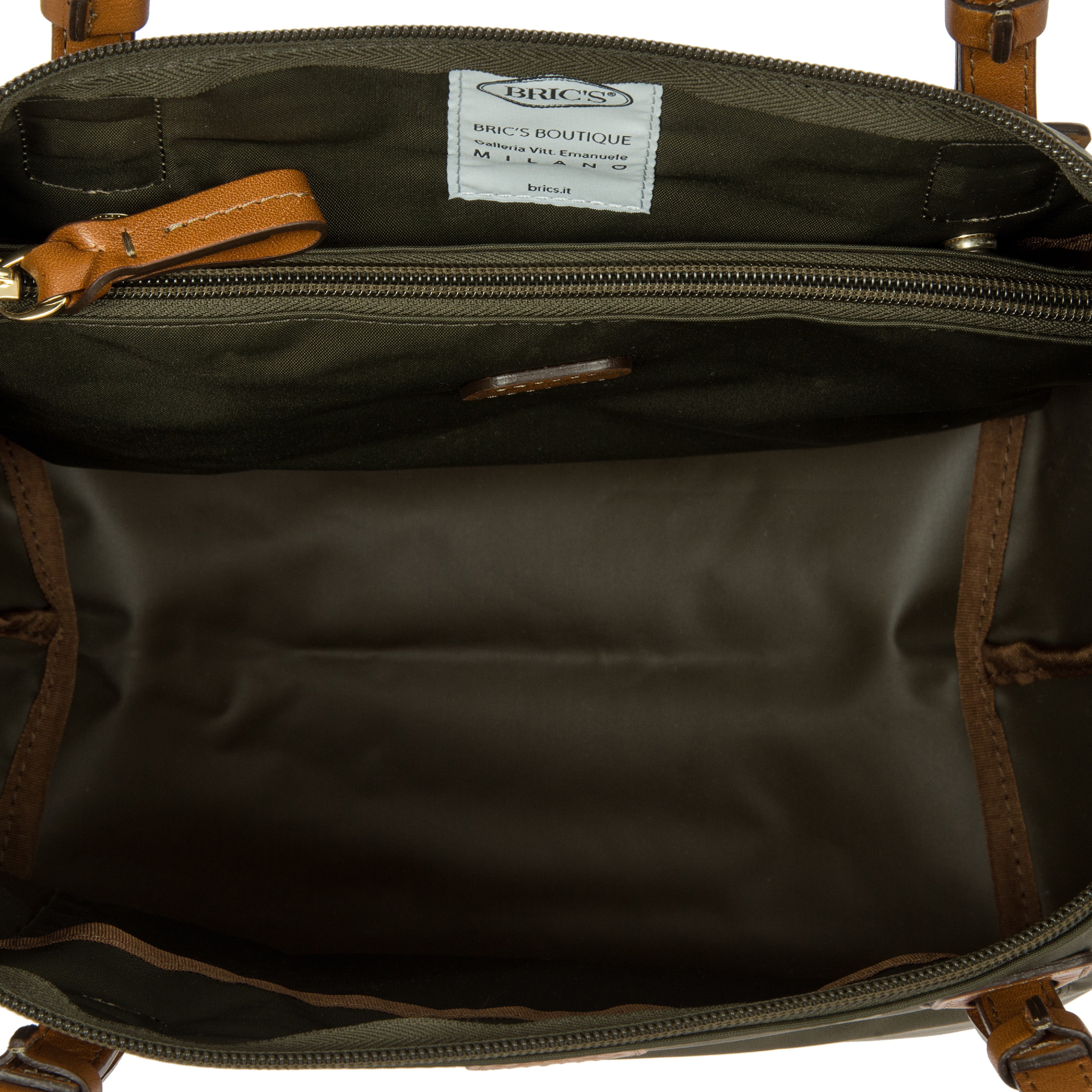 Bric's borsa shopping in tessuto "X-Collection" Verde BXG45071.078 OLIVA