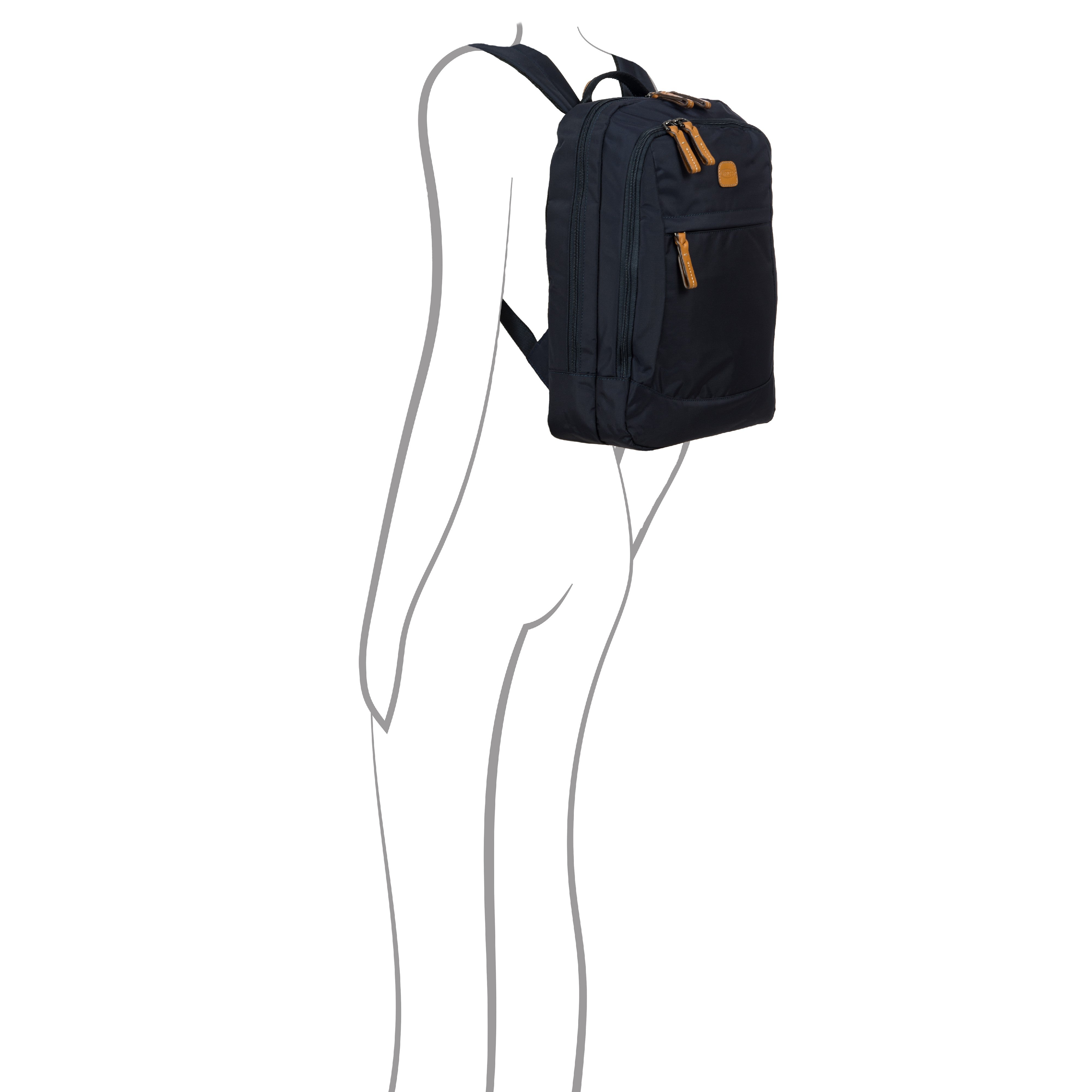 Bric's zaino in tessuto "X-Collection" Blu BXL44649.050 OCEANO