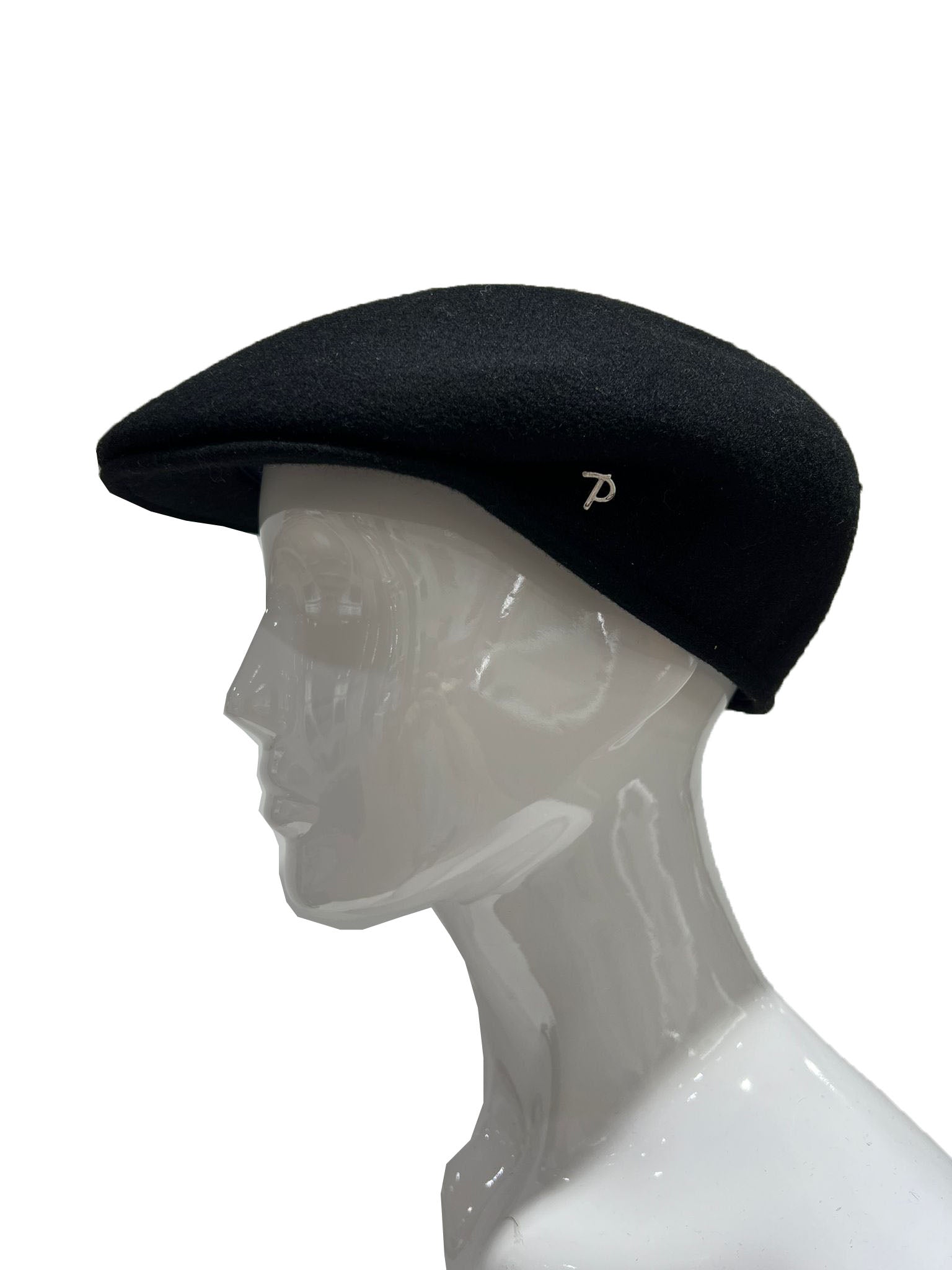PANIZZA coppola in lana Nero 010PA.021