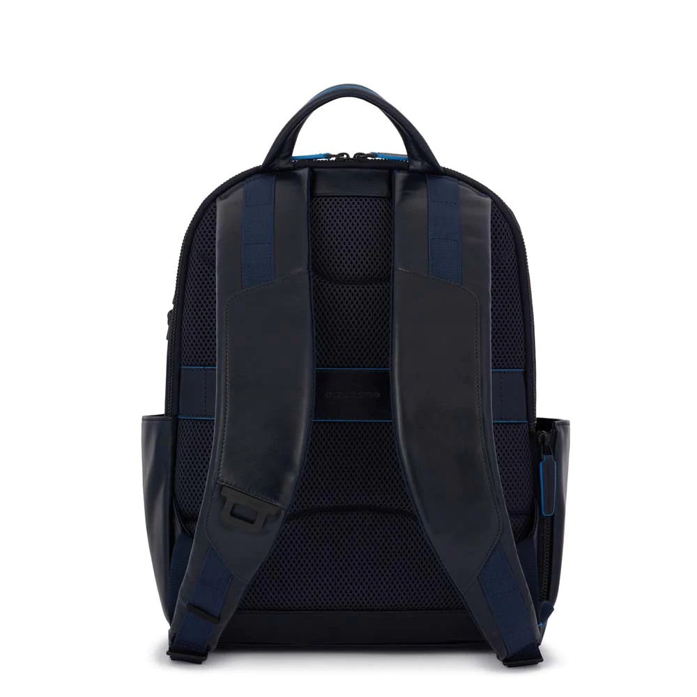 Piquadro zaino in pelle "Blue Square Revamp" CA5574B2V.BLU