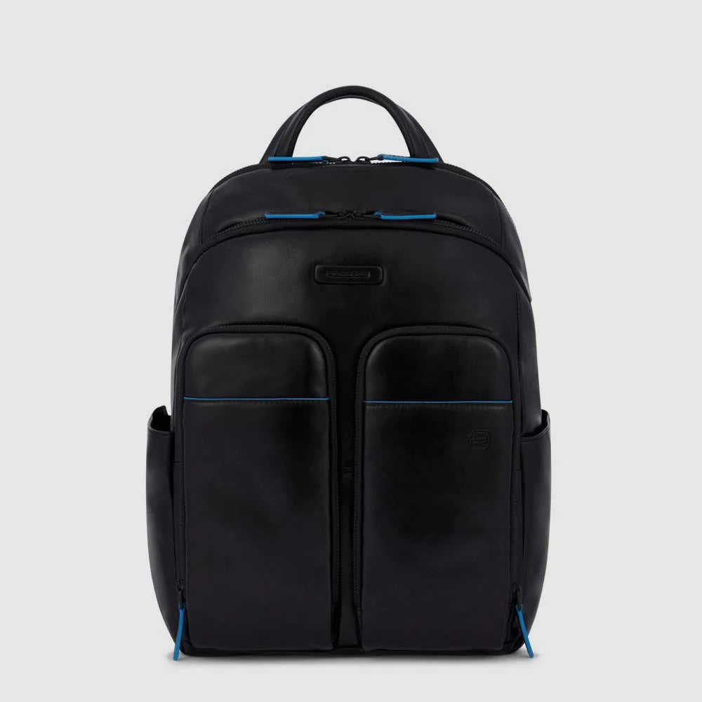 Piquadro zaino in pelle "Blue Square Revamp" Nero CA5574B2V.N