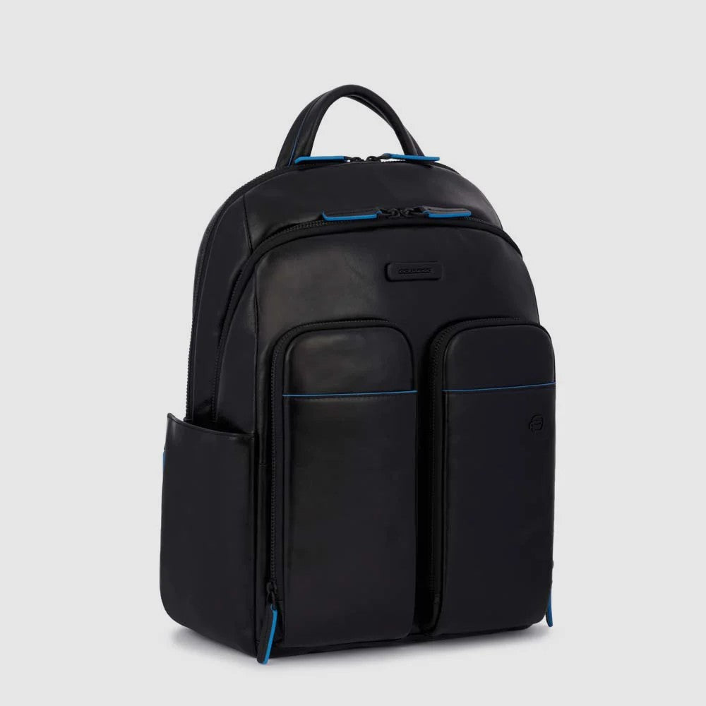 Piquadro zaino in pelle "Blue Square Revamp" Nero CA5574B2V.N