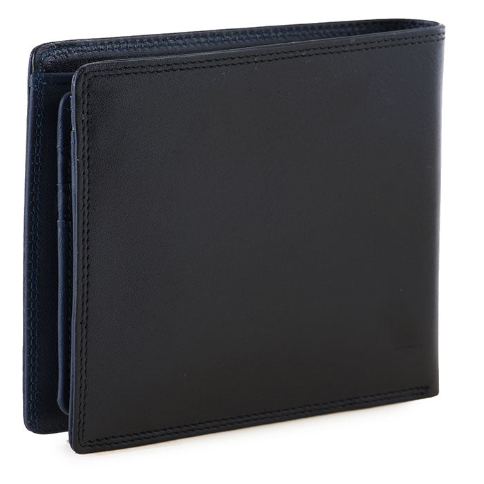 Mywalit portafogli in pelle "Mens Range" Multicolor 4009.138 BLACK/BLUE