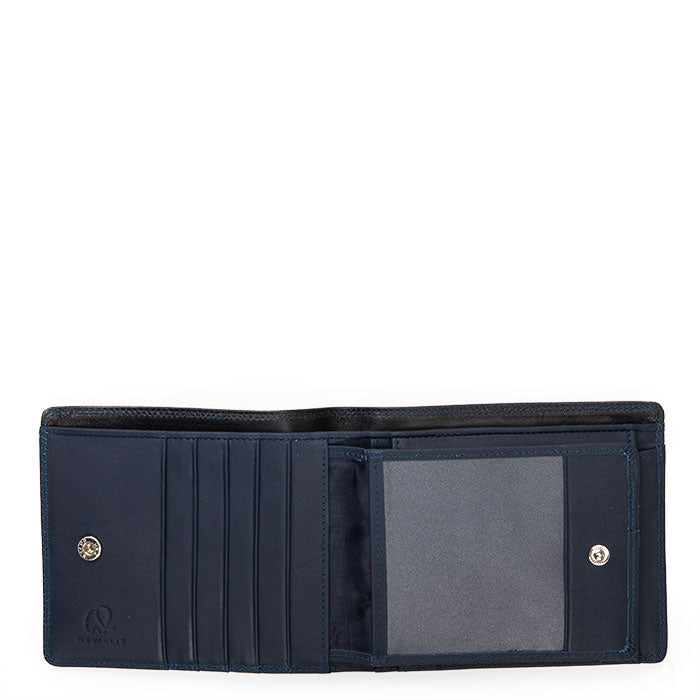 Mywalit portafogli in pelle "Mens Range" Multicolor 4009.138 BLACK/BLUE