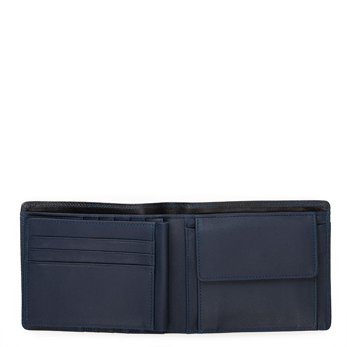 Mywalit portafogli in pelle "Mens Range" Multicolor 4009.138 BLACK/BLUE