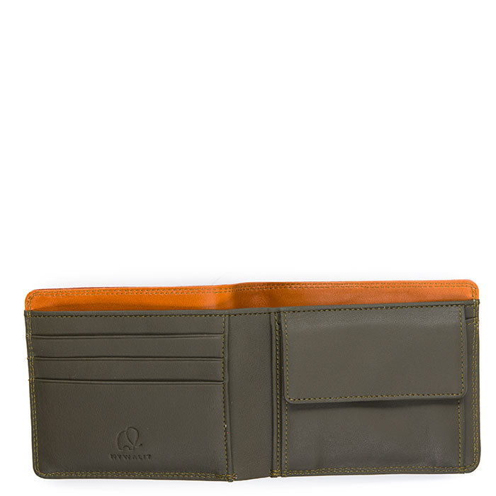 Mywalit portafogli in pelle "Mens Range" Multicolor 4006.152 TAN/OLIVE