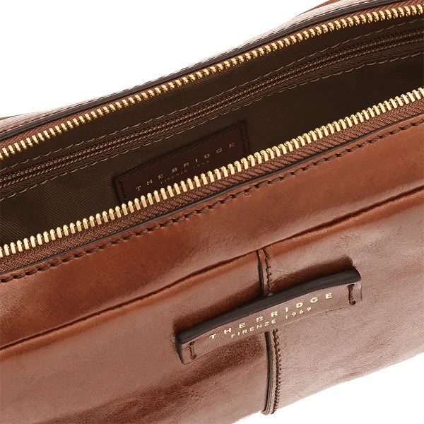 The Bridge pochette in pelle "Vespucci" Marrone 05363001.14