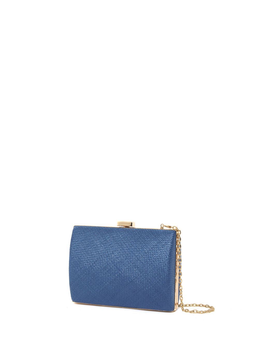 Nalì borsa da cerimonia in tessuto "Laura" Azzurro WIPC00.68 BLU