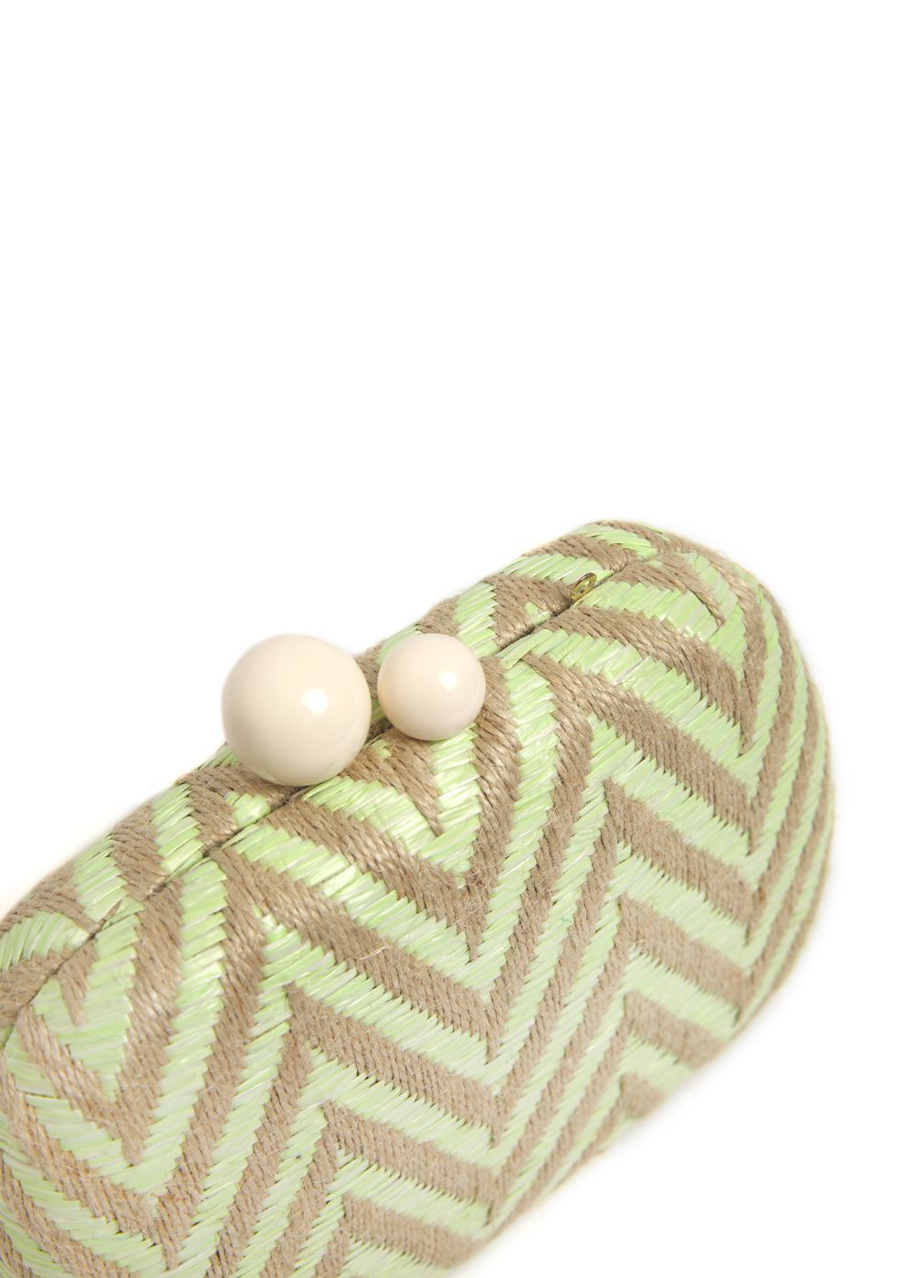 Nalì borsa da cerimonia in tessuto "Betty" Multicolor WIPC0077.MENTA