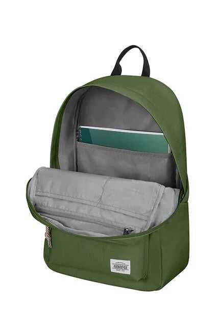 American Tourister zaino in tessuto "Upbeat" Verde 129578.1635 OLIVE GREEN