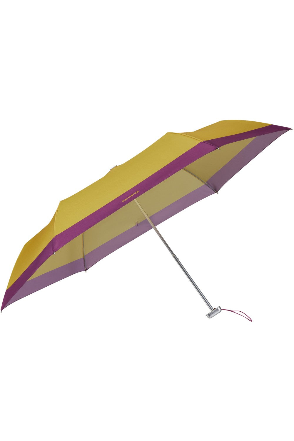 Samsonite ombrello manuale in nylon "Alu Drop S" Giallo 108962.9874 YELLOW/PURPLE