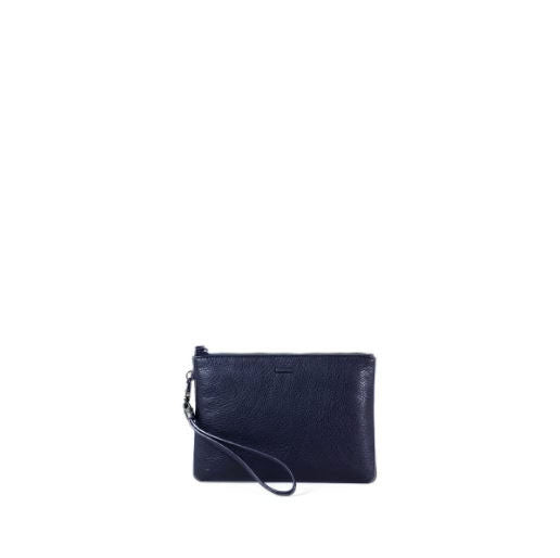 Gianni Conti pochette in pelle "Casual" Blu 1815070.40