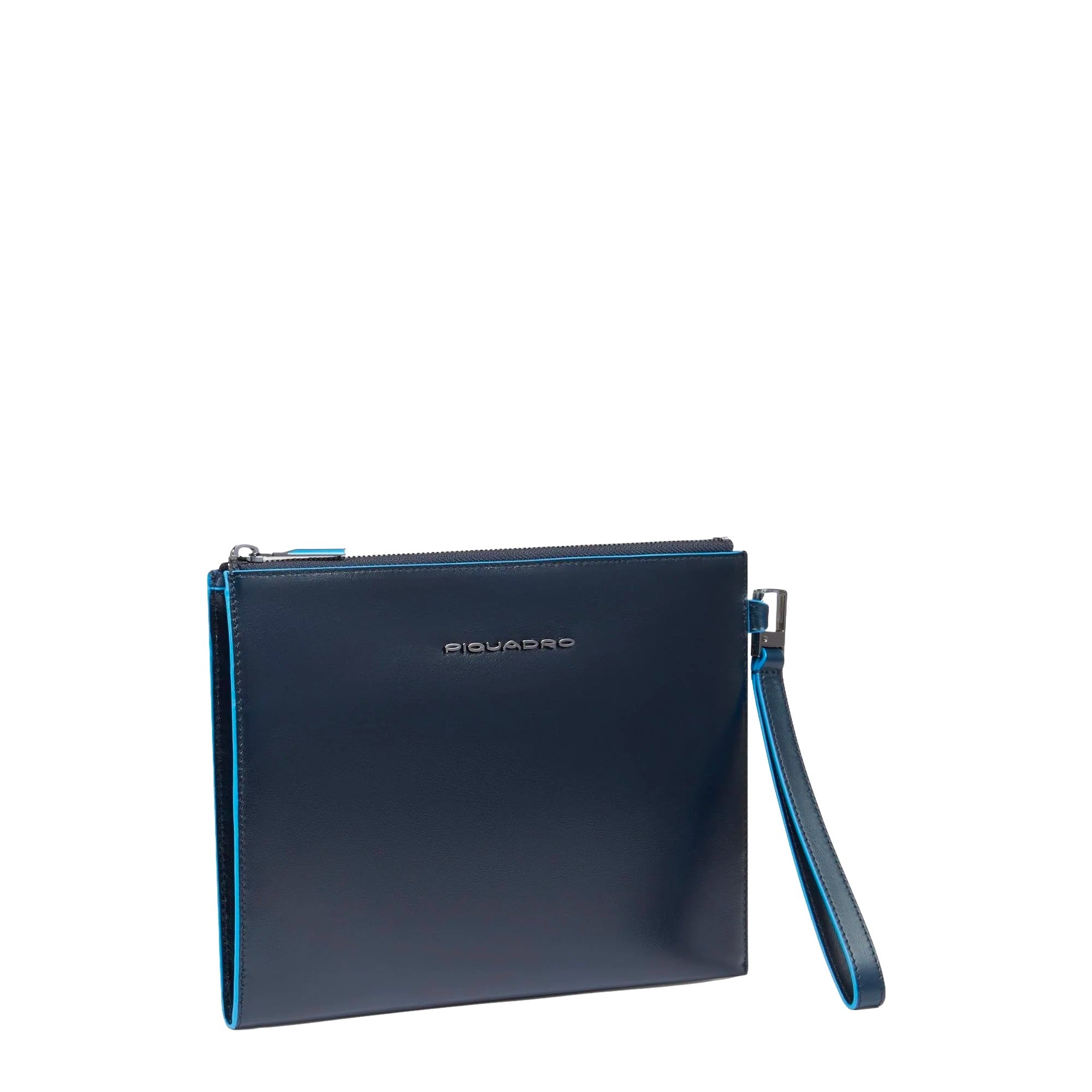 Piquadro pochette in pelle "Blue Square" AC5099B2.BLU2