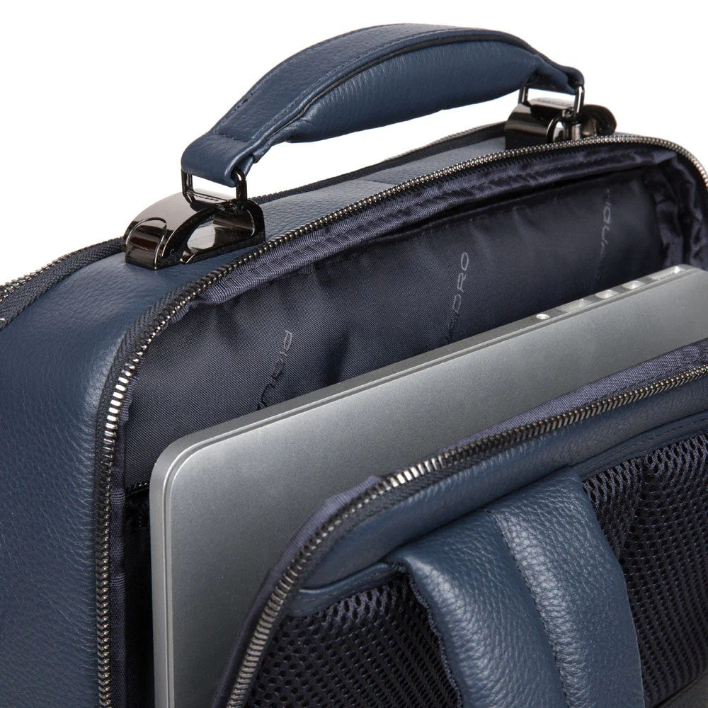 Piquadro zaino in pelle "Modus Special" Blu CA4818MOS.BLU