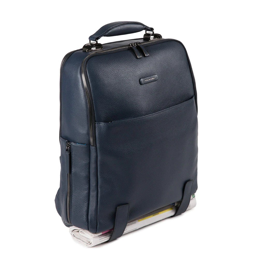Piquadro zaino in pelle "Modus Special" Blu CA4818MOS.BLU