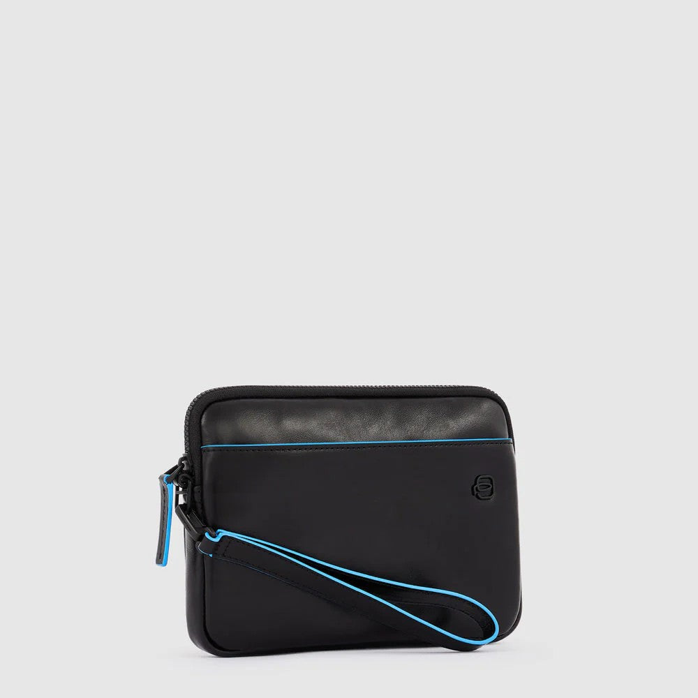 Piquadro pochette in pelle "Blue Square Revamp" Nero AC5946B2VR.N