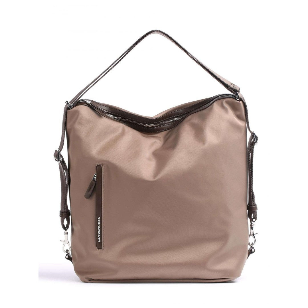 Mandarina Duck borsa zaino in tessuto "Hunter" Tortora VCT10.28I BEAVER