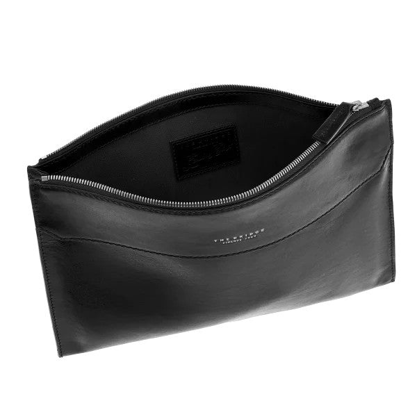 The Bridge pochette in pelle "Dante" Nero 09343201.20