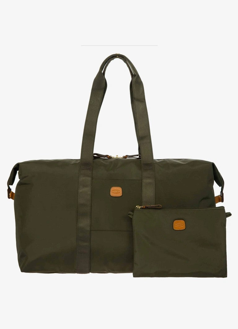 Bric's borsone L in tessuto "X-Collection" Verde BXG40202.078 OLIVA