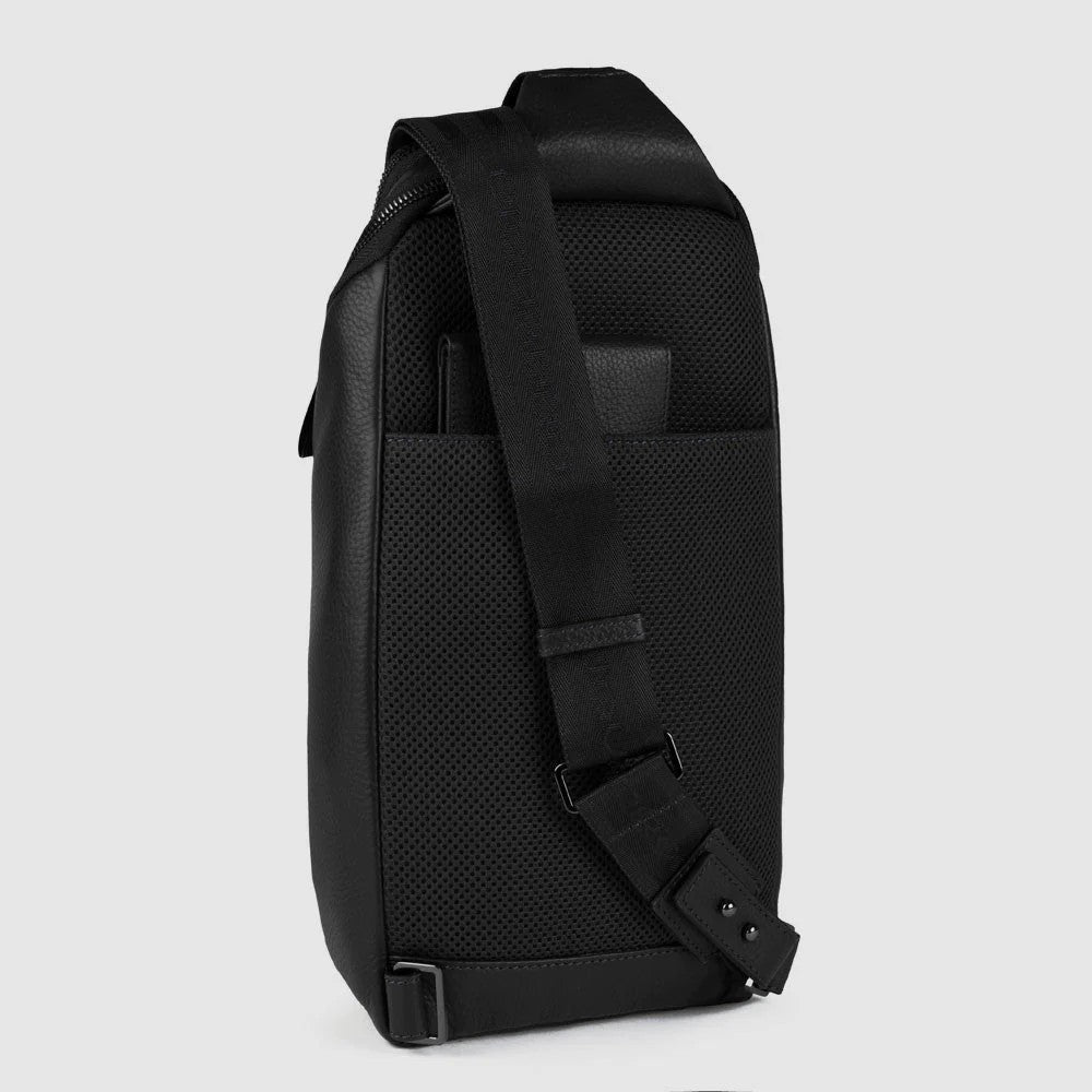 Piquadro monospalla in pelle "Modus Special" Nero CA5107MOS.N