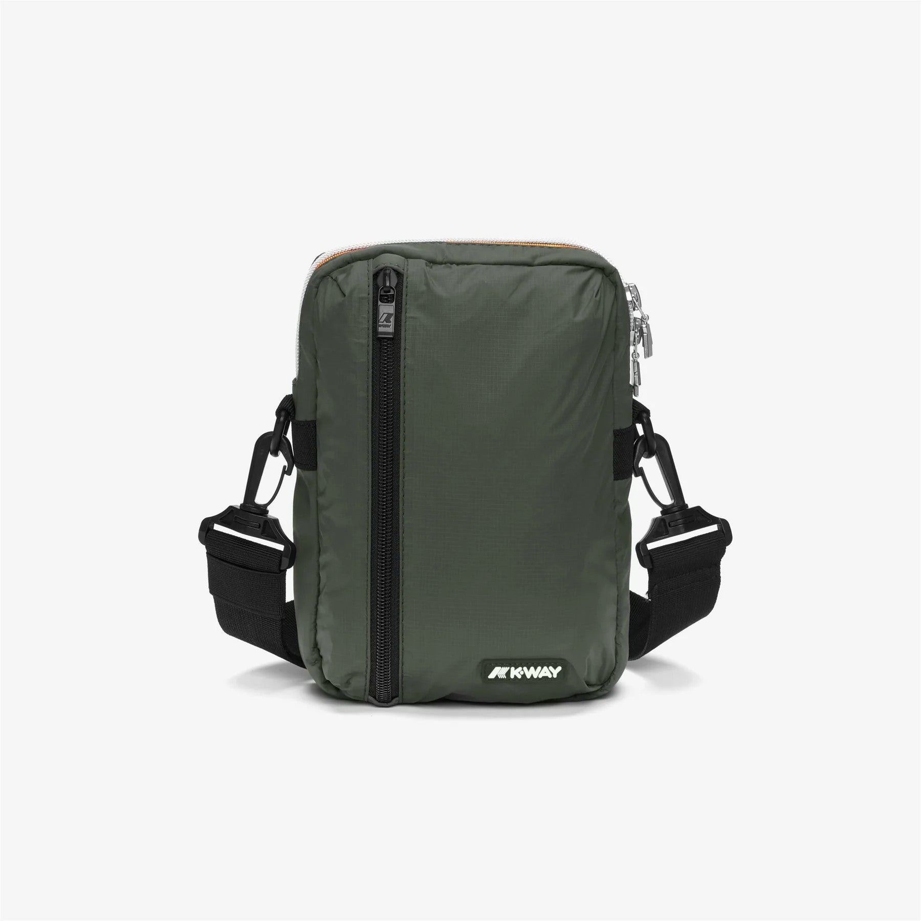 KWay borsello in tessuto"Barbiton" Verde BARBITON.GREEN BLACKISH