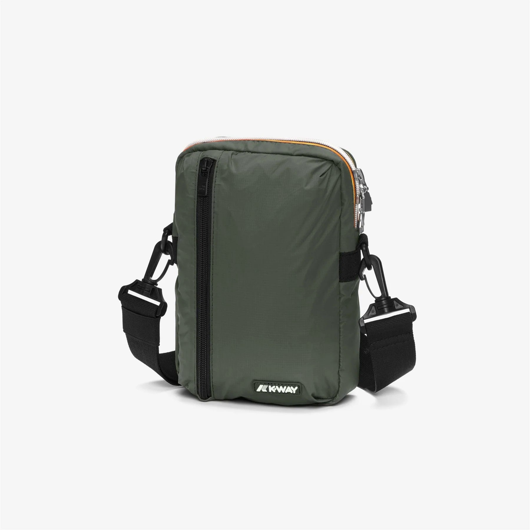KWay borsello in tessuto"Barbiton" Verde BARBITON.GREEN BLACKISH