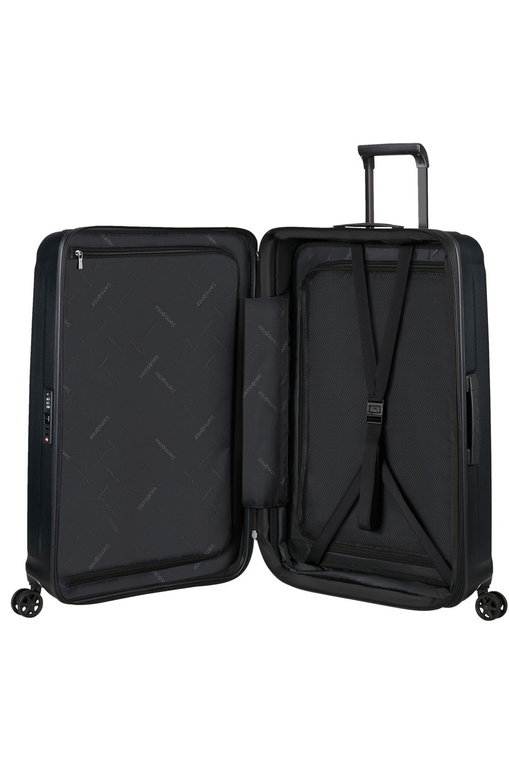 Samsonite trolley grande espandibile in policarbonato "Nuon" Nero 134402.4804 MATT GRAFITE