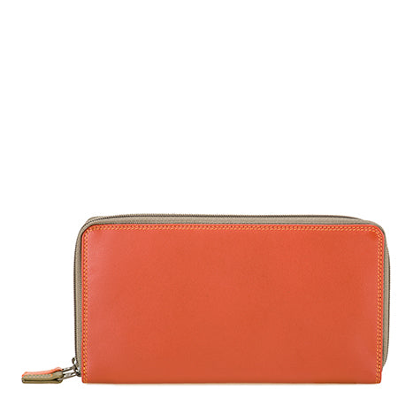Mywalit portafogli doppia zip in pelle "Classic" Multicolor 375.169 LUCCA