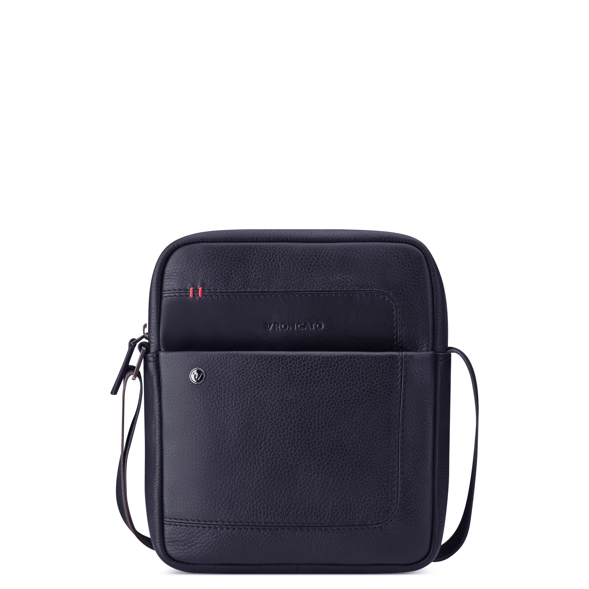 Roncato borsello in pelle "Alaska" Blu 412424.23 NAVY