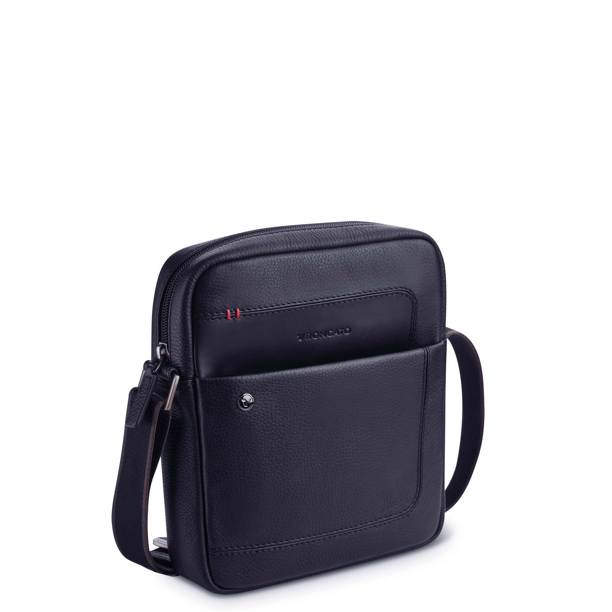 Roncato borsello in pelle "Alaska" Blu 412424.23 NAVY