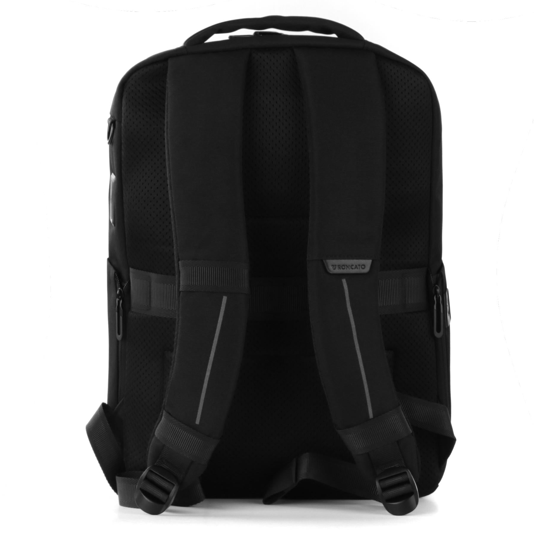 Roncato zaino porta pc 14" in tessuto "Clayton" Nero 412272.01