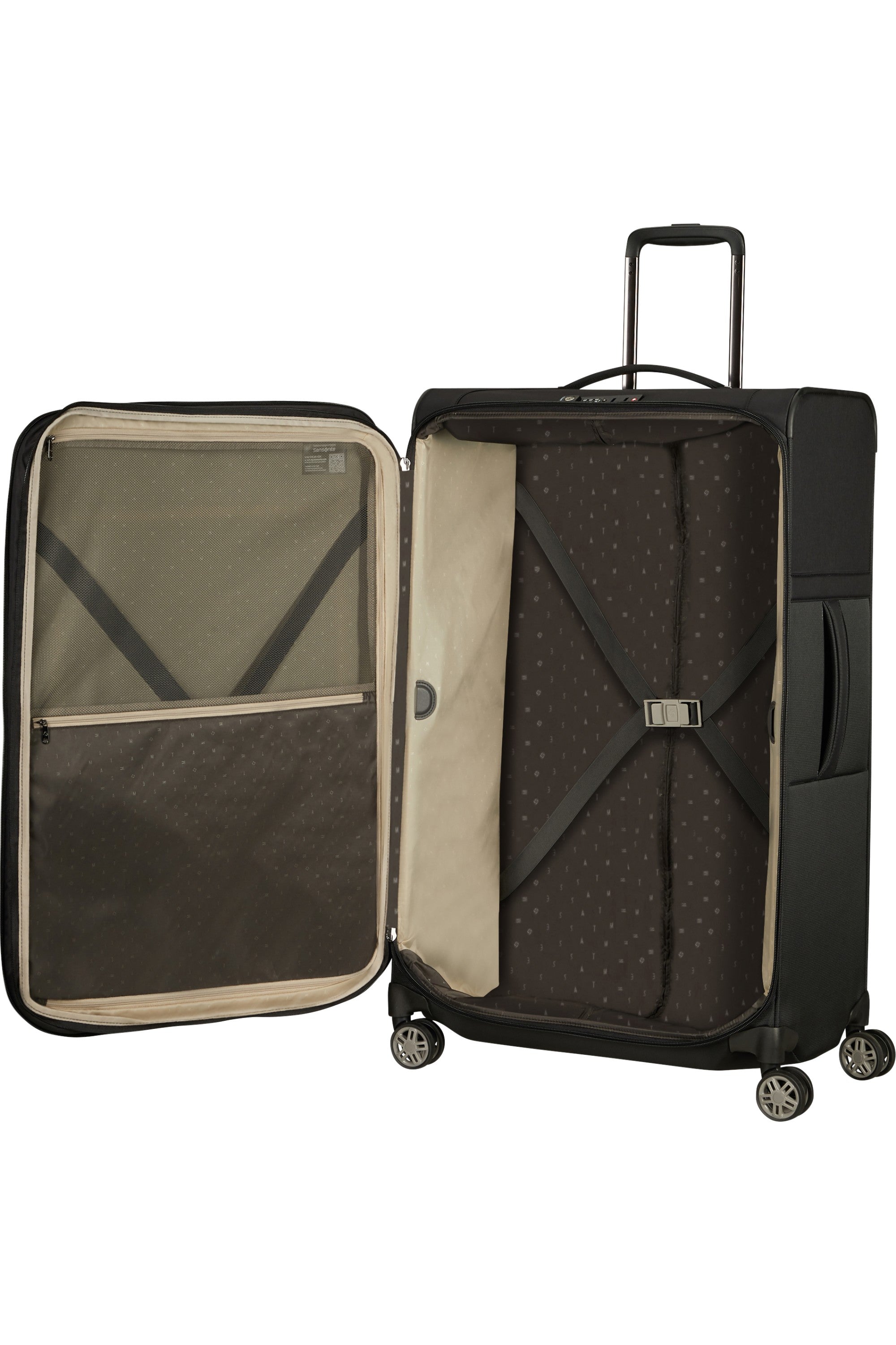 Samsonite trolley grande in tessuto "Airea" Nero 133626.1041 BLACK