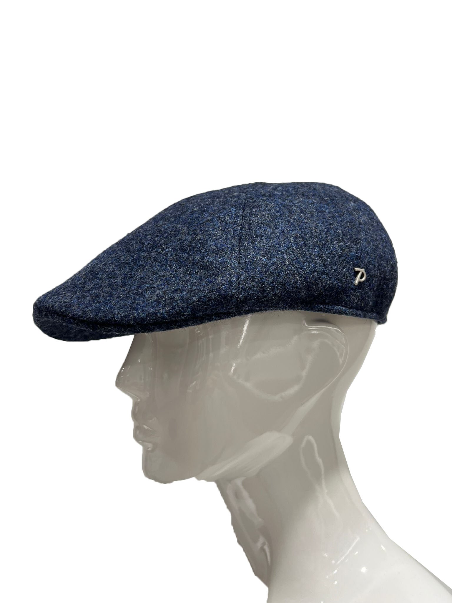 PANIZZA coppola in lana "Gatsby" Blu T810.3 NAVY