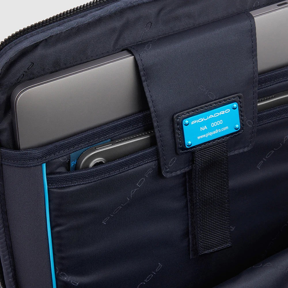 Piquadro zaino in pelle "Blue Square Revamp" Marrone CA4818B2V.MO