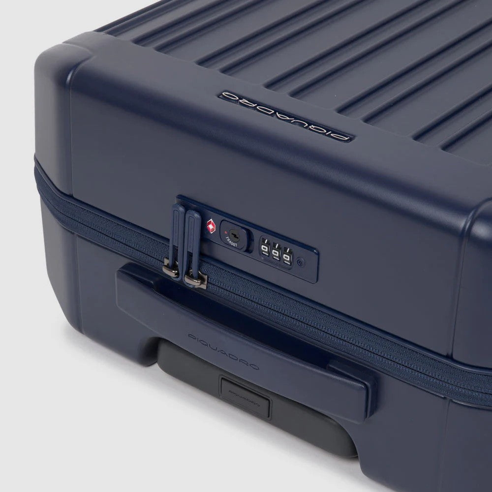Piquadro trolley cabina in policarbonato "PQL" Blu BV4425PQL.BLUO