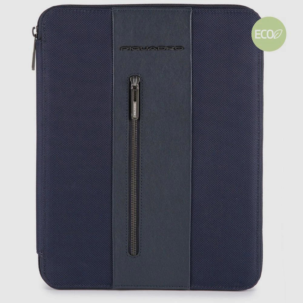 Piquadro porta blocco in tessuto e pelle "Brief 2 Blu PB5483BR2.BLU