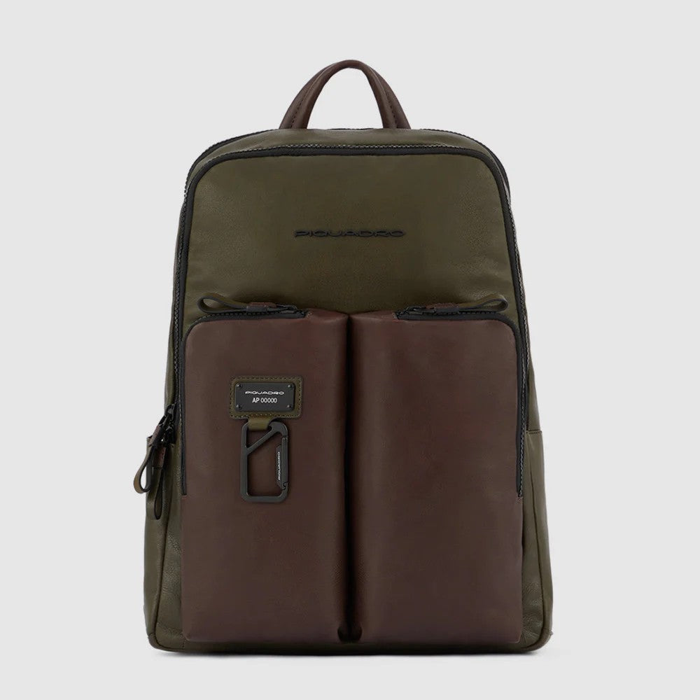 Piquadro zaino in pelle "Harper" Multicolor CA3869AP.VETM