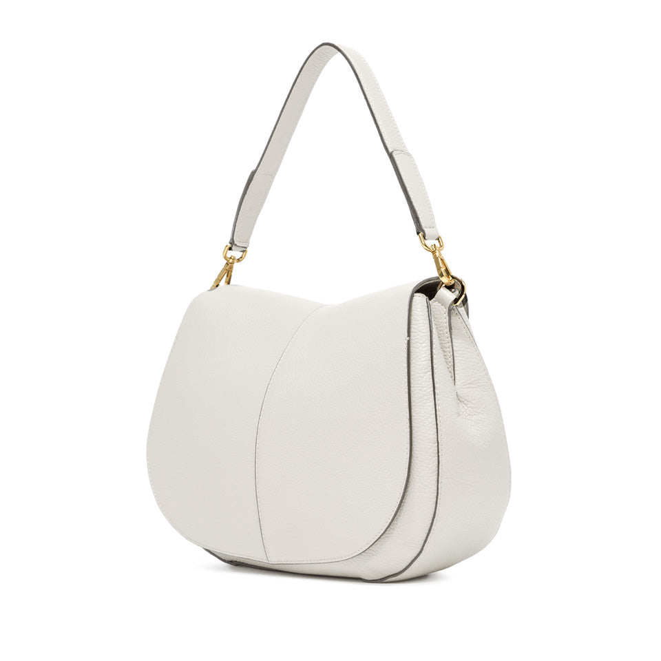 Gianni Chiarini borsa a spalla in pelle "Helena Round" Bianco BS6037GRN-NA.3890 MARBLE